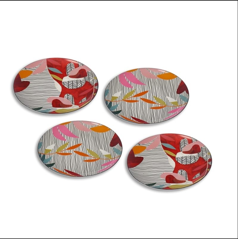 Set 4 piatti dessert Henriette