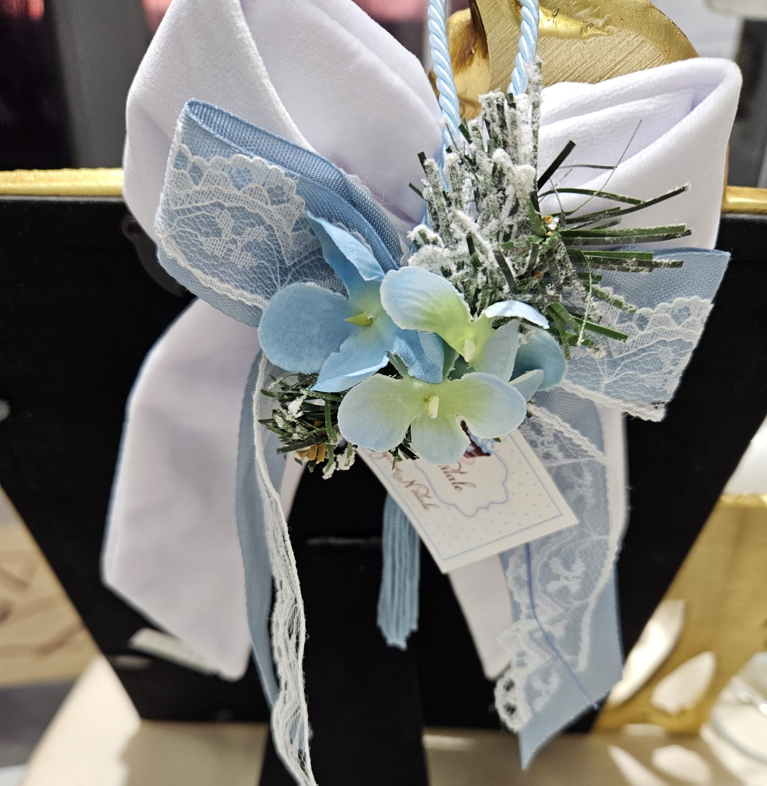 Fiocco decorativo in velluto