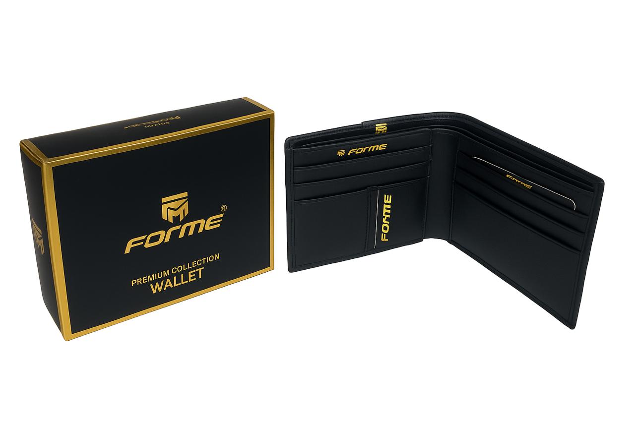 Forme Brown leather wallet