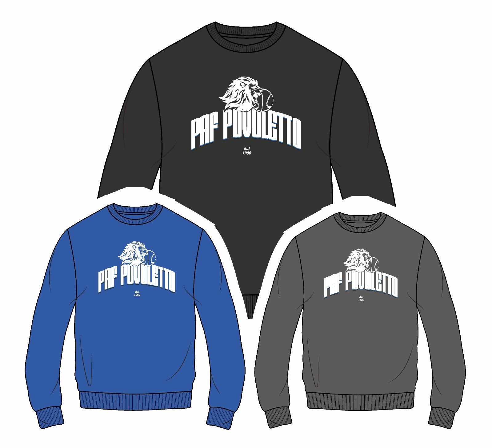 Felpa girocollo PAF