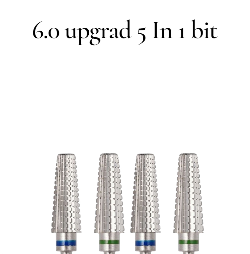 6.0 Upgrade 5 In 1 Nail Drill Bit