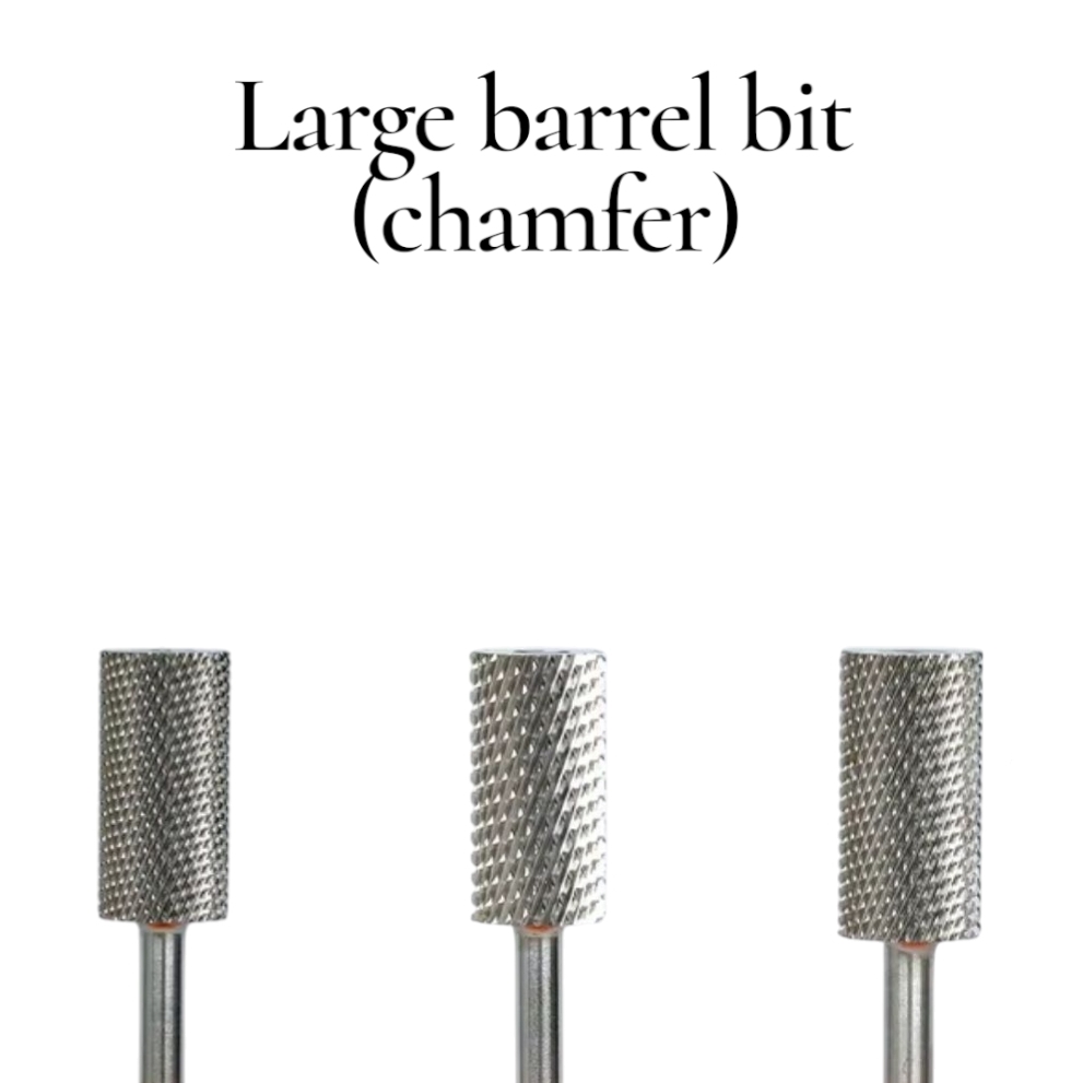 Large barrel bit (chamfer)