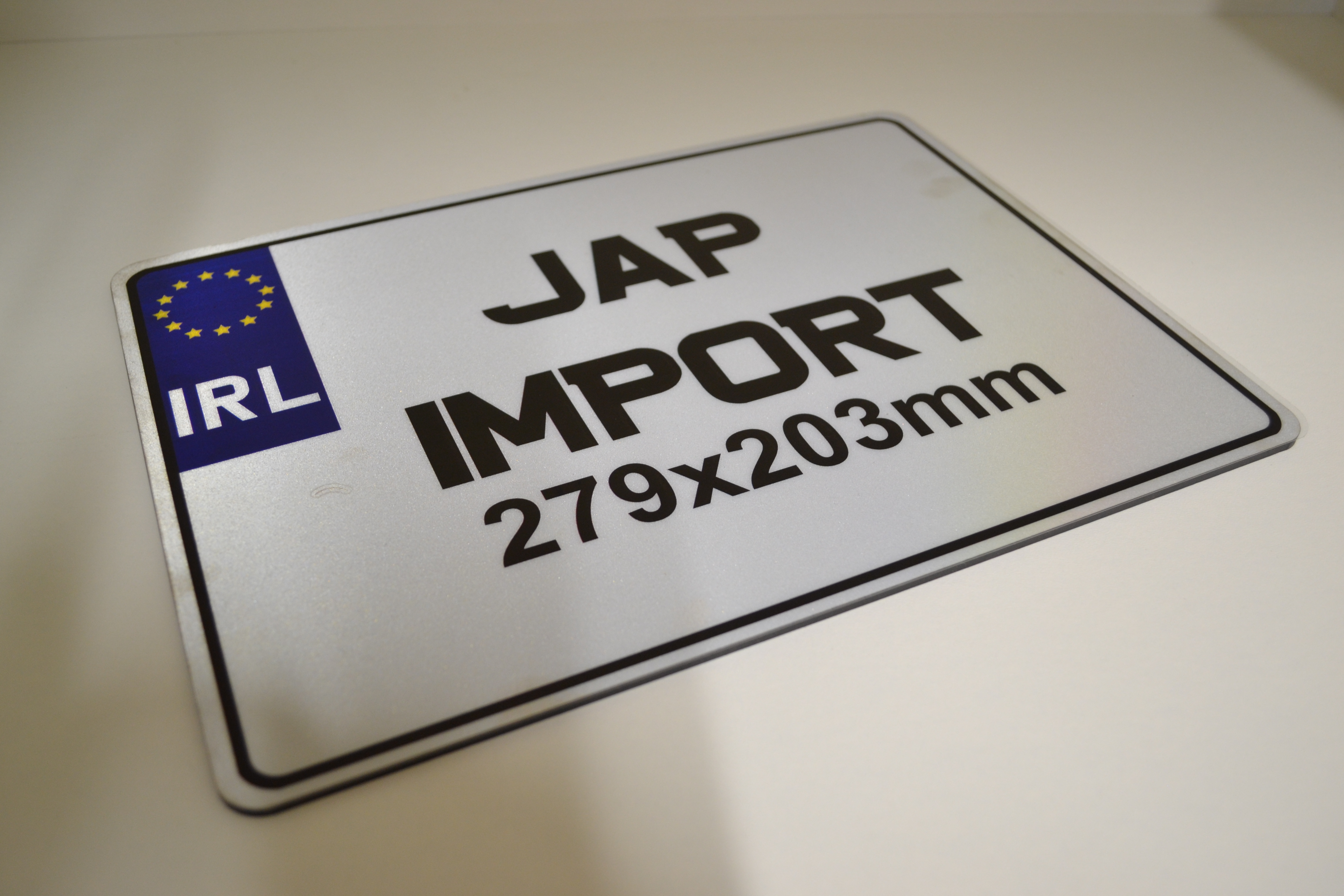Road Legal Square Japanese Import Plates