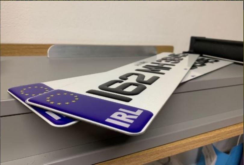 Road Legal 3D Gel Irish Number Plates