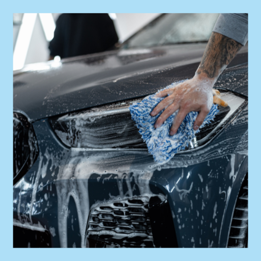 Car wash microfiber mitt