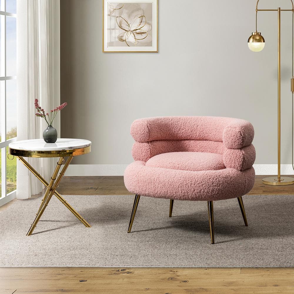 Virbius Barrel 1 Seater Boucle Armchair