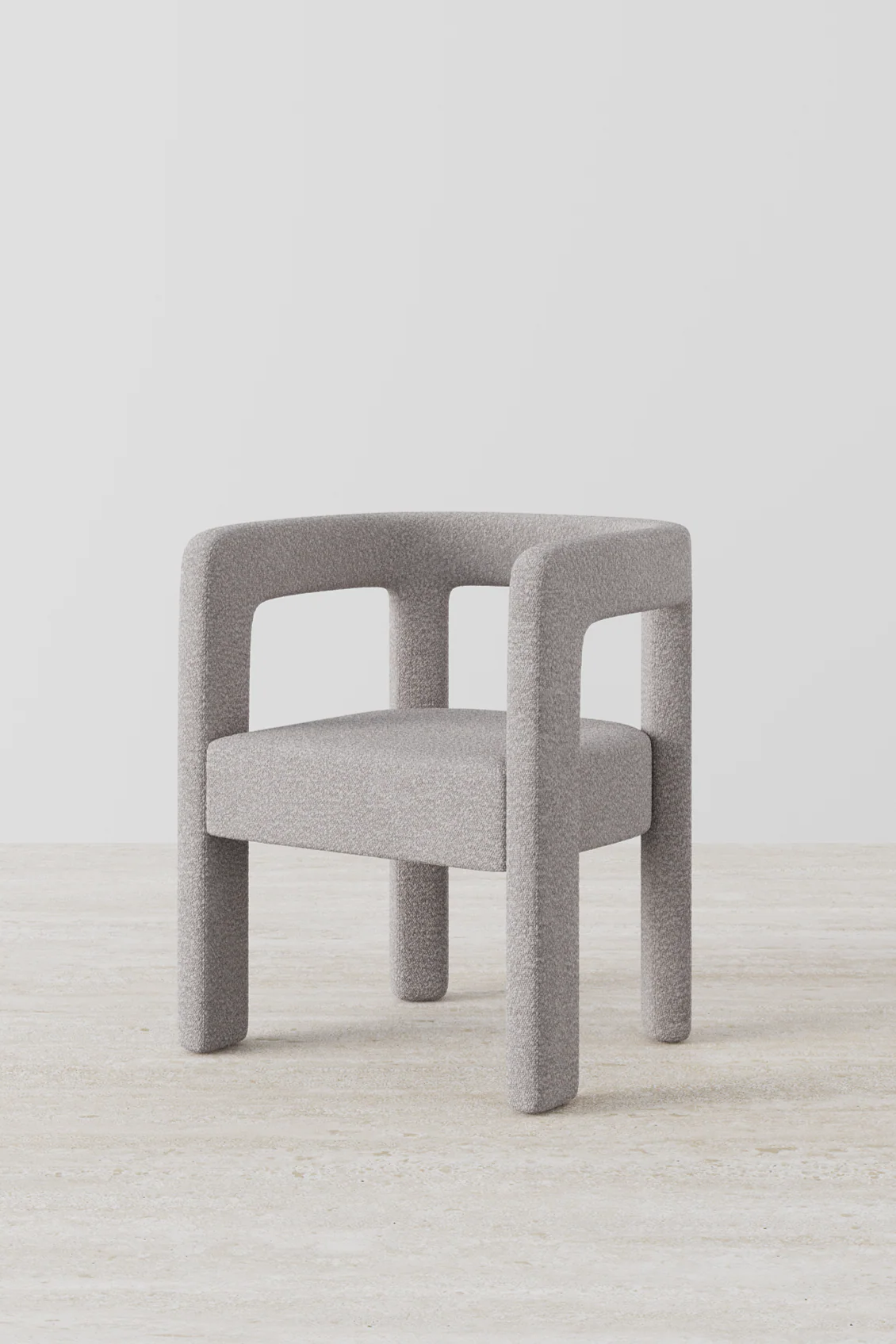 Bella Boucle  Upholstered Accent Chair