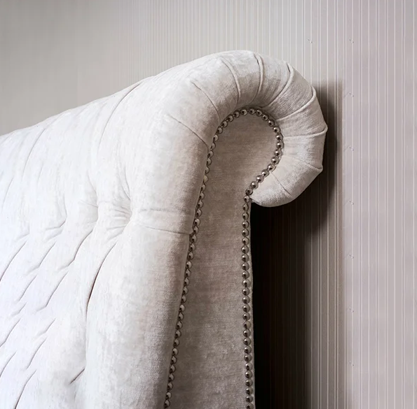 Nipa Tufted Panel Bed Frame