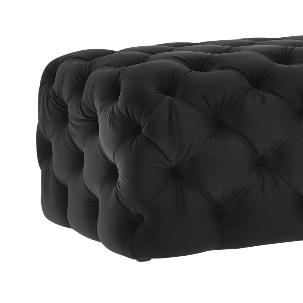 Kelemen Long Velvet Ottoman Bench