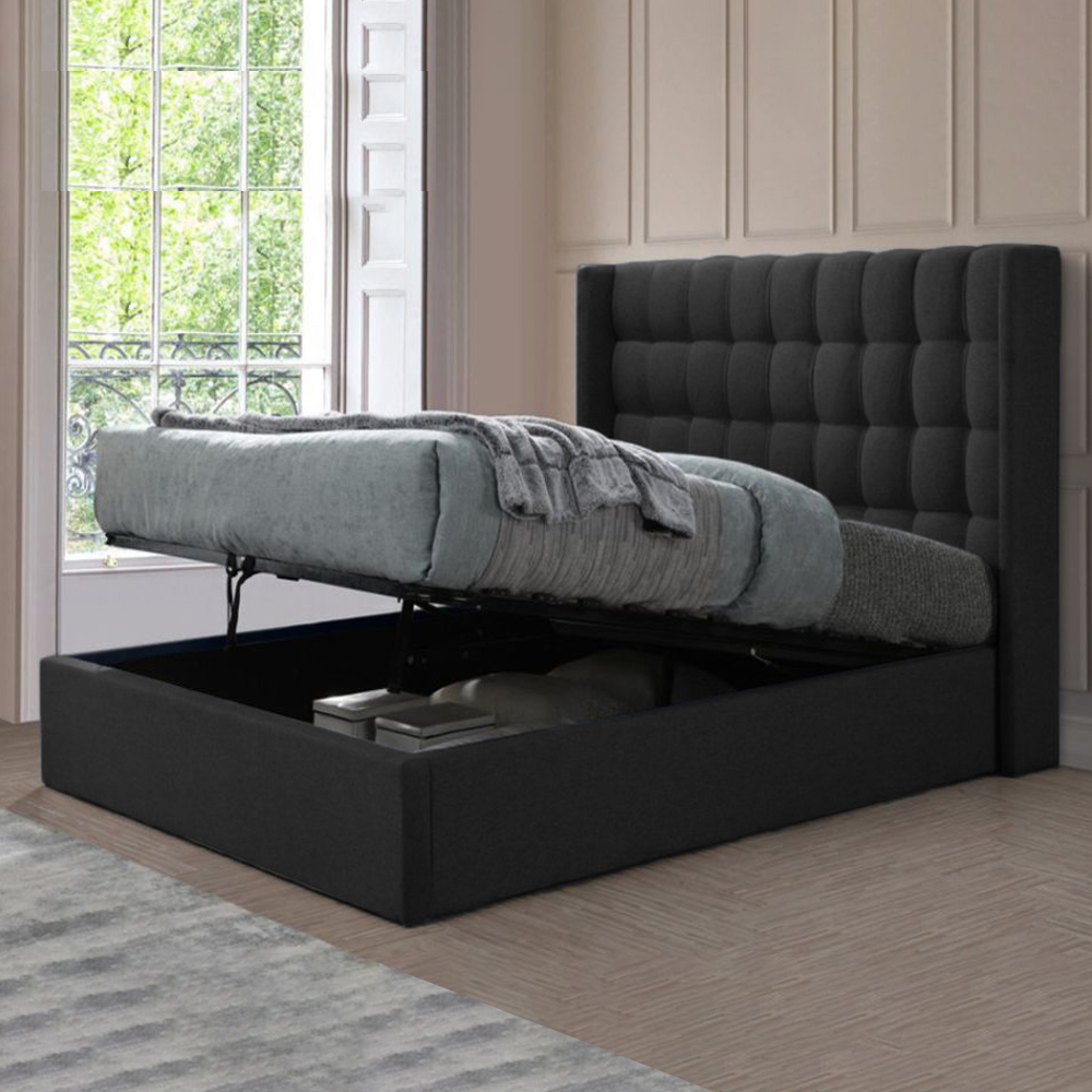 Toulouse Linen Storage Bed