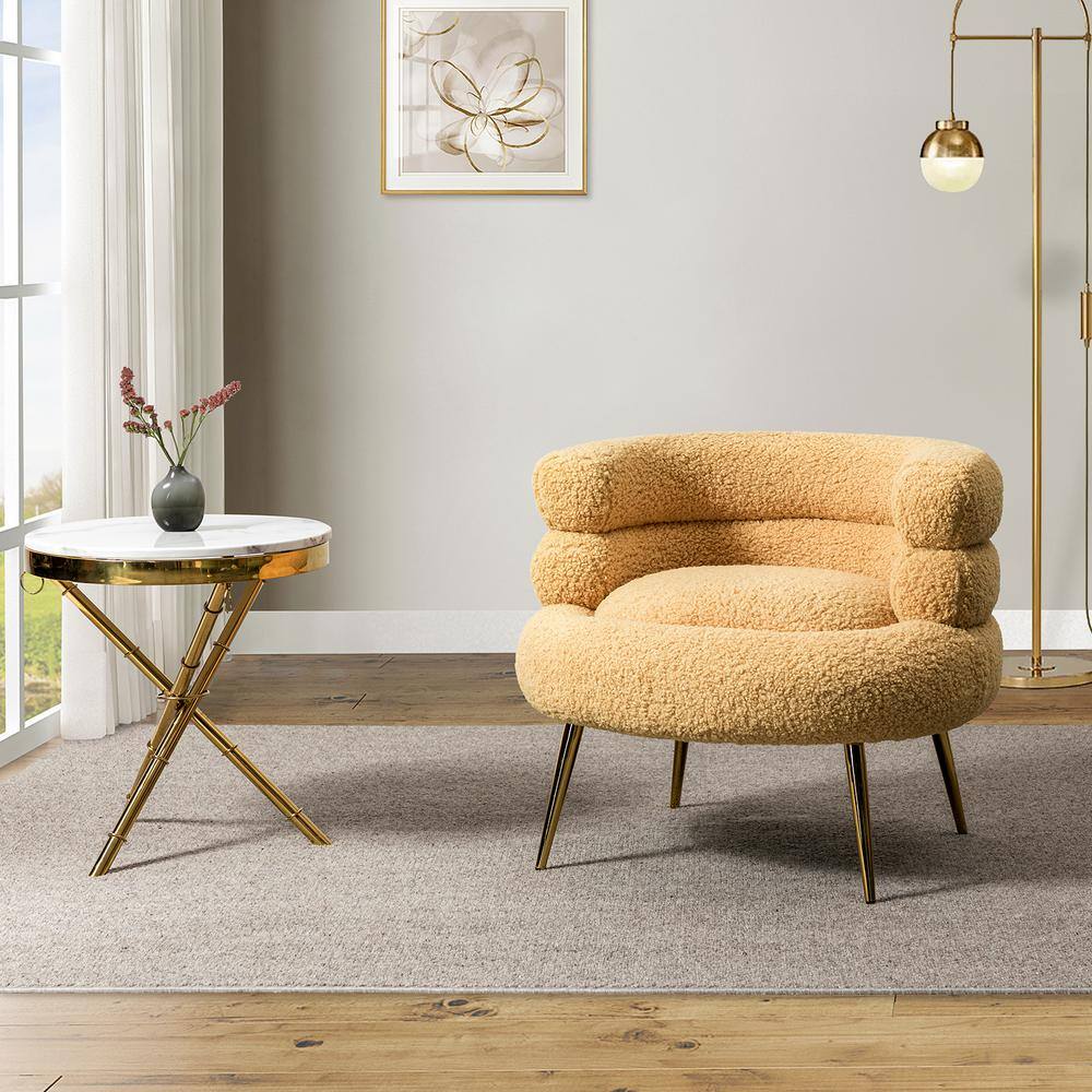 Virbius Barrel 1 Seater Boucle Armchair