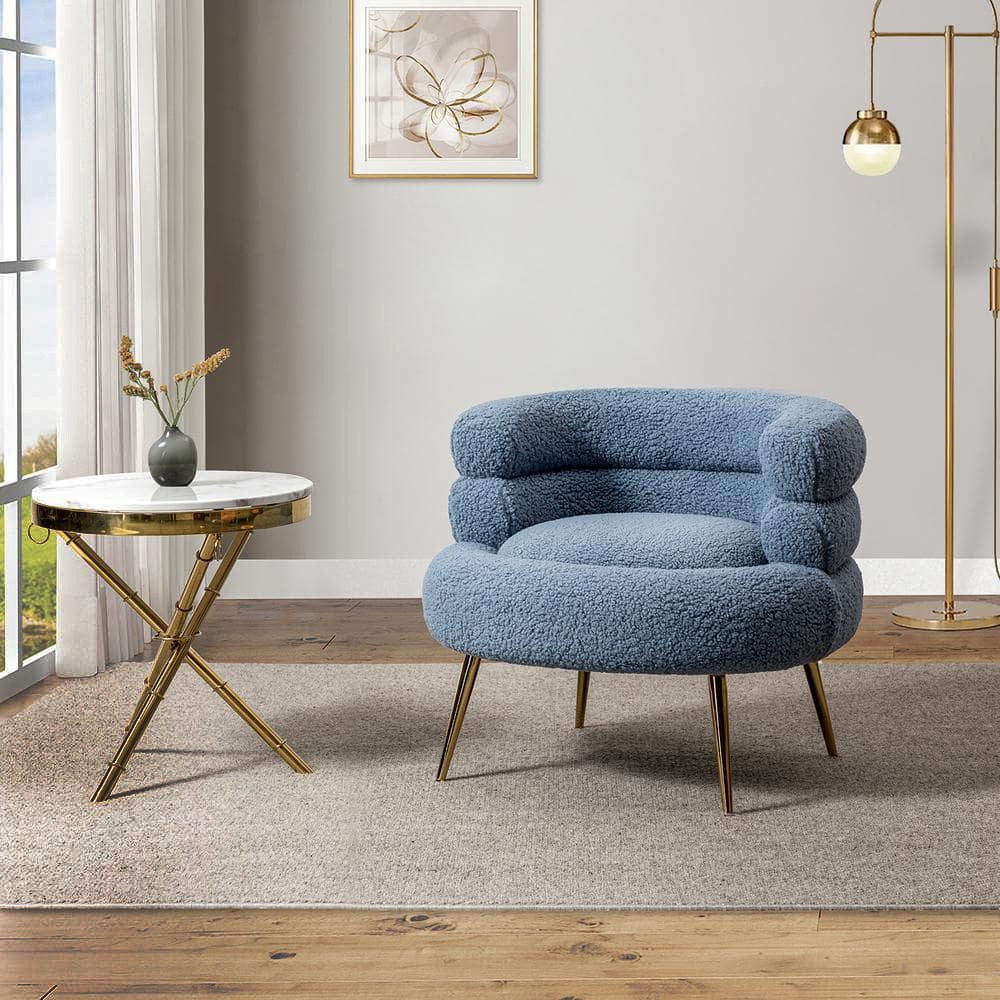 Virbius Barrel 1 Seater Boucle Armchair