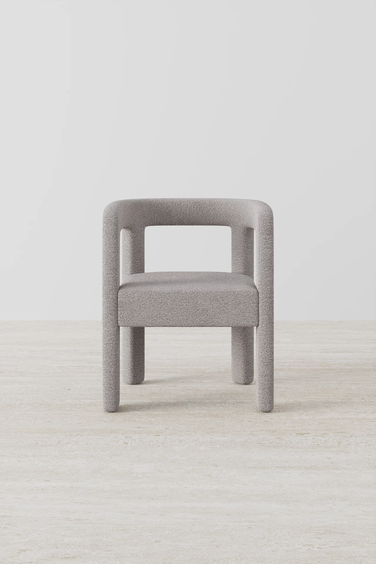 Bella Boucle  Upholstered Accent Chair