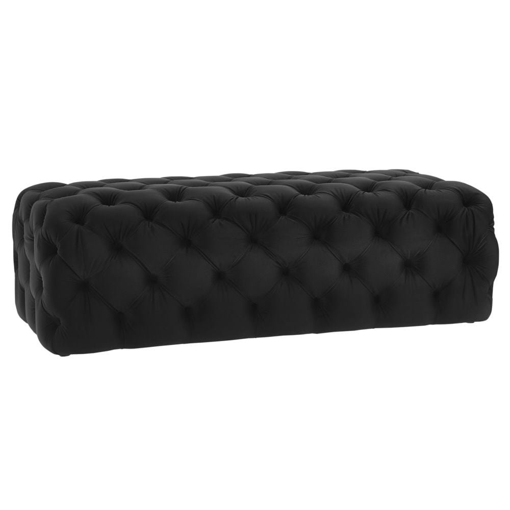 Kelemen Long Velvet Ottoman Bench