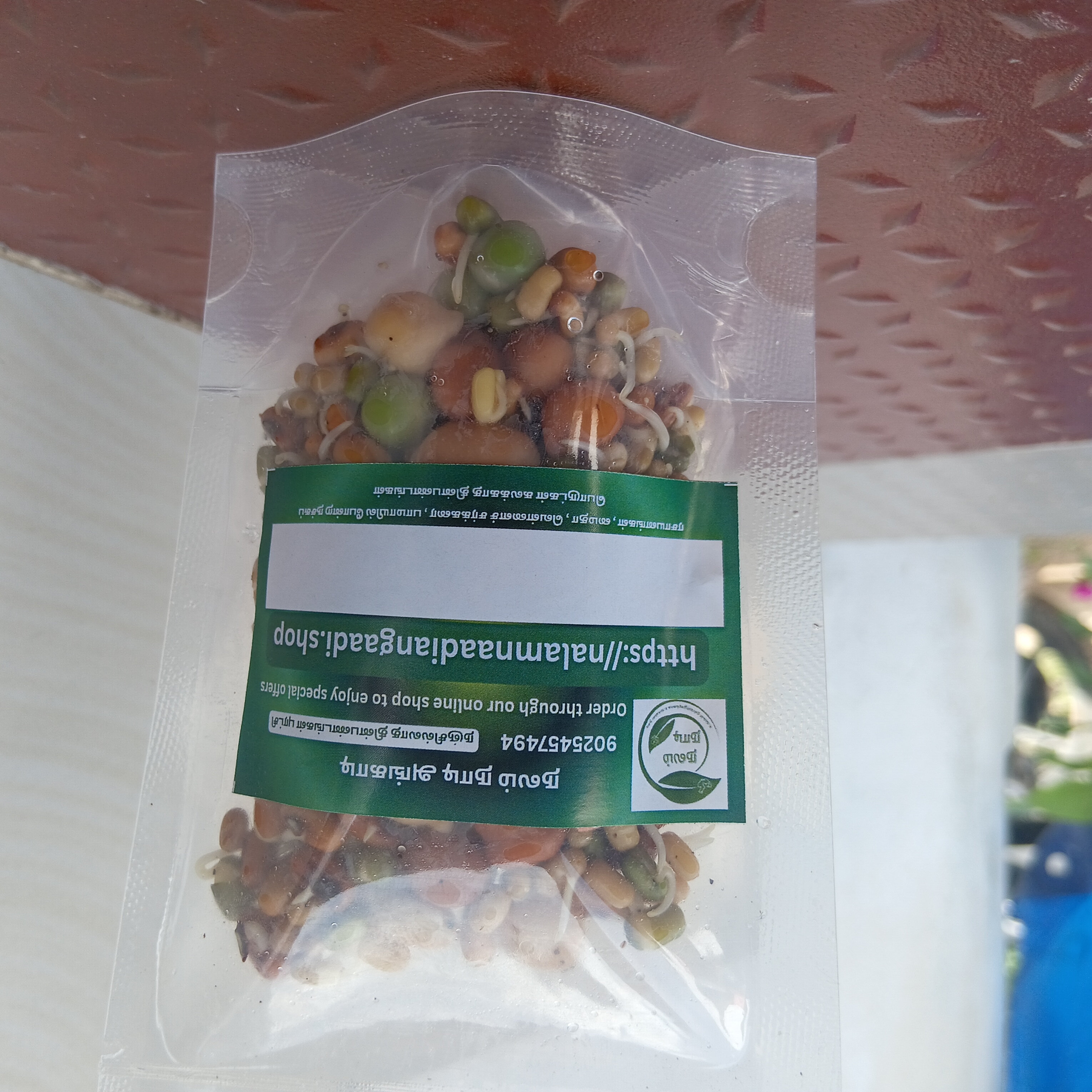 முளைக்கட்டிய நவதானிய சாலட்