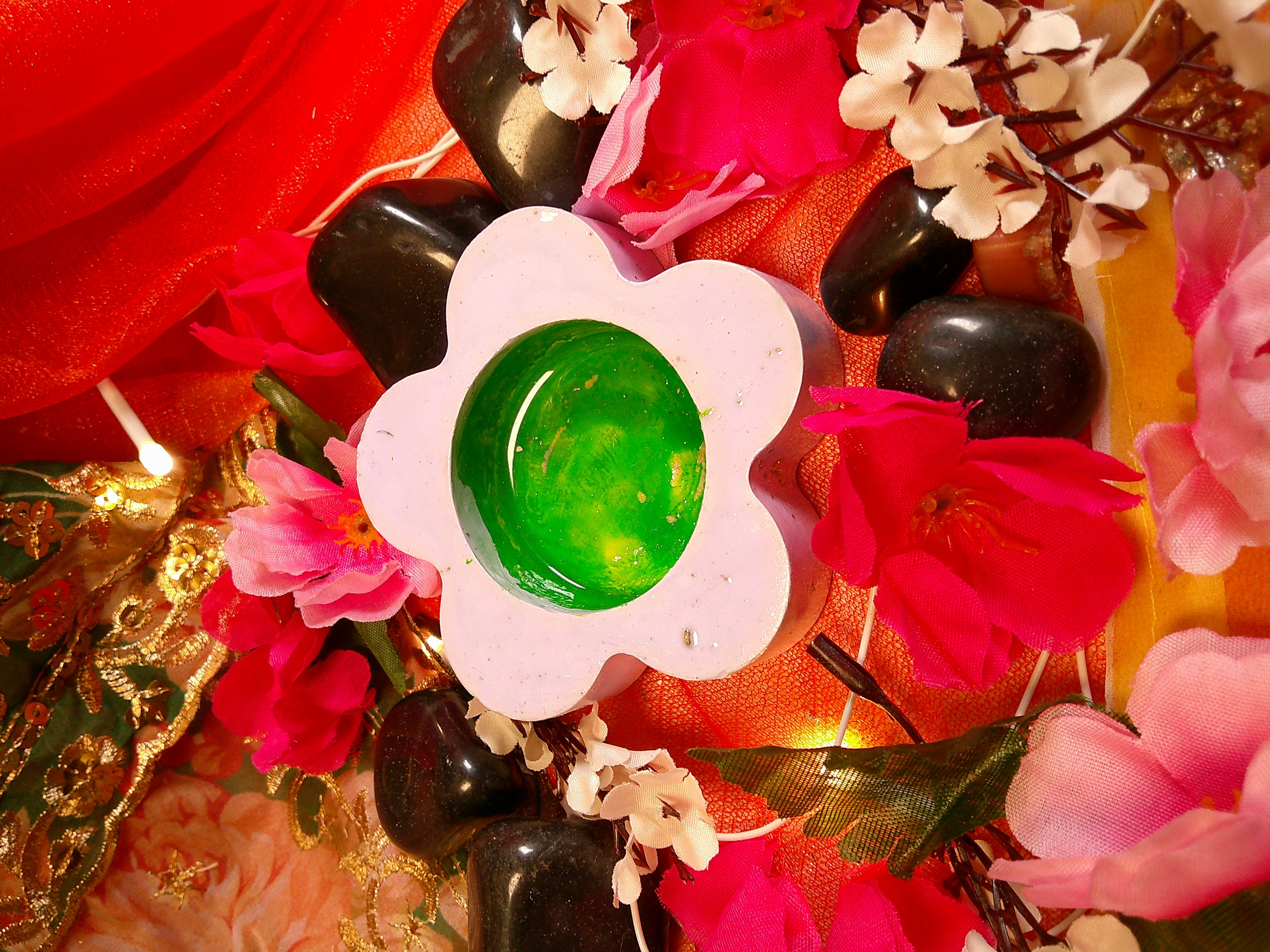 Floral Candle Holder (Diya)