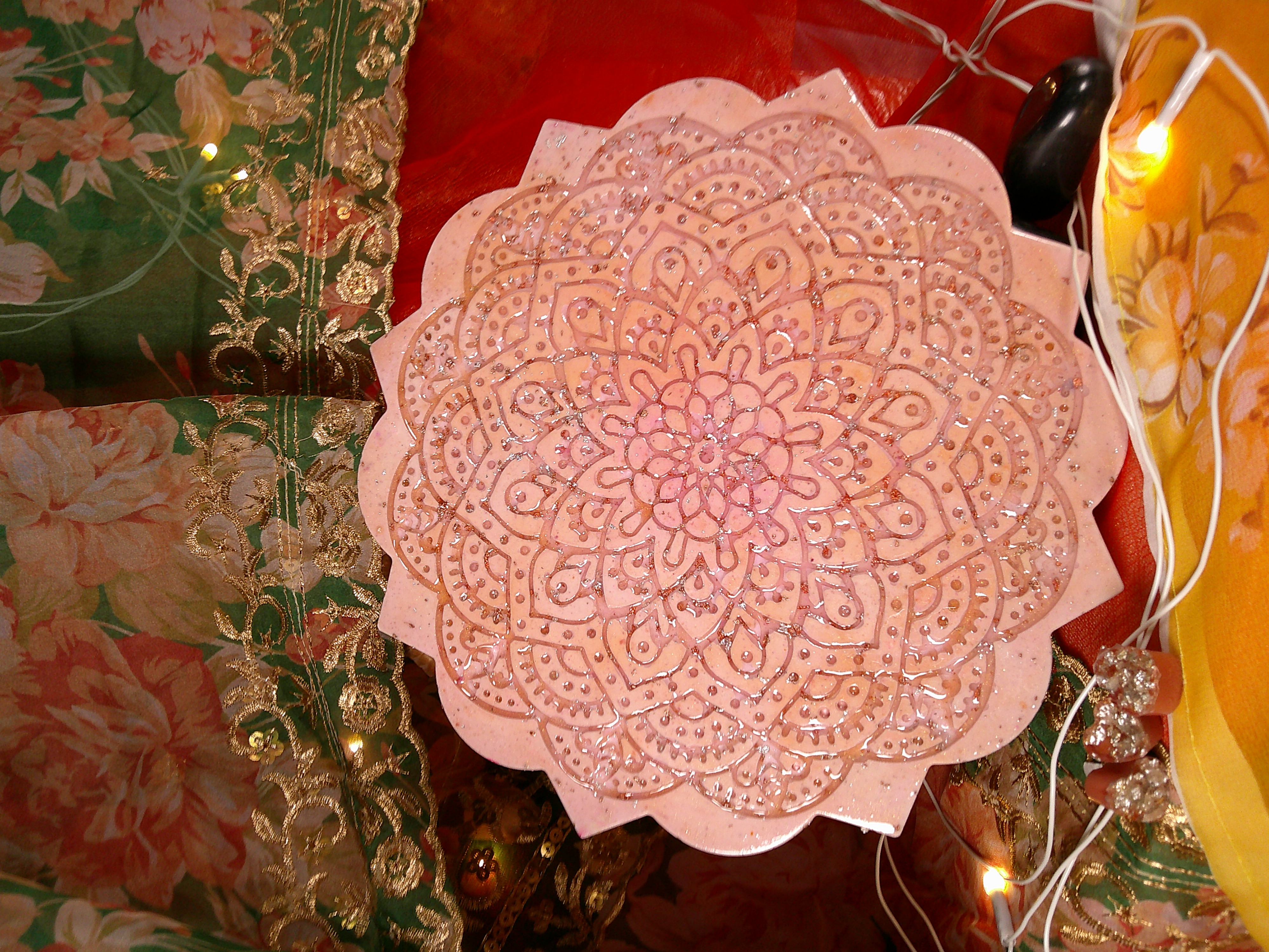 Handcrafted Mandala Counter Top