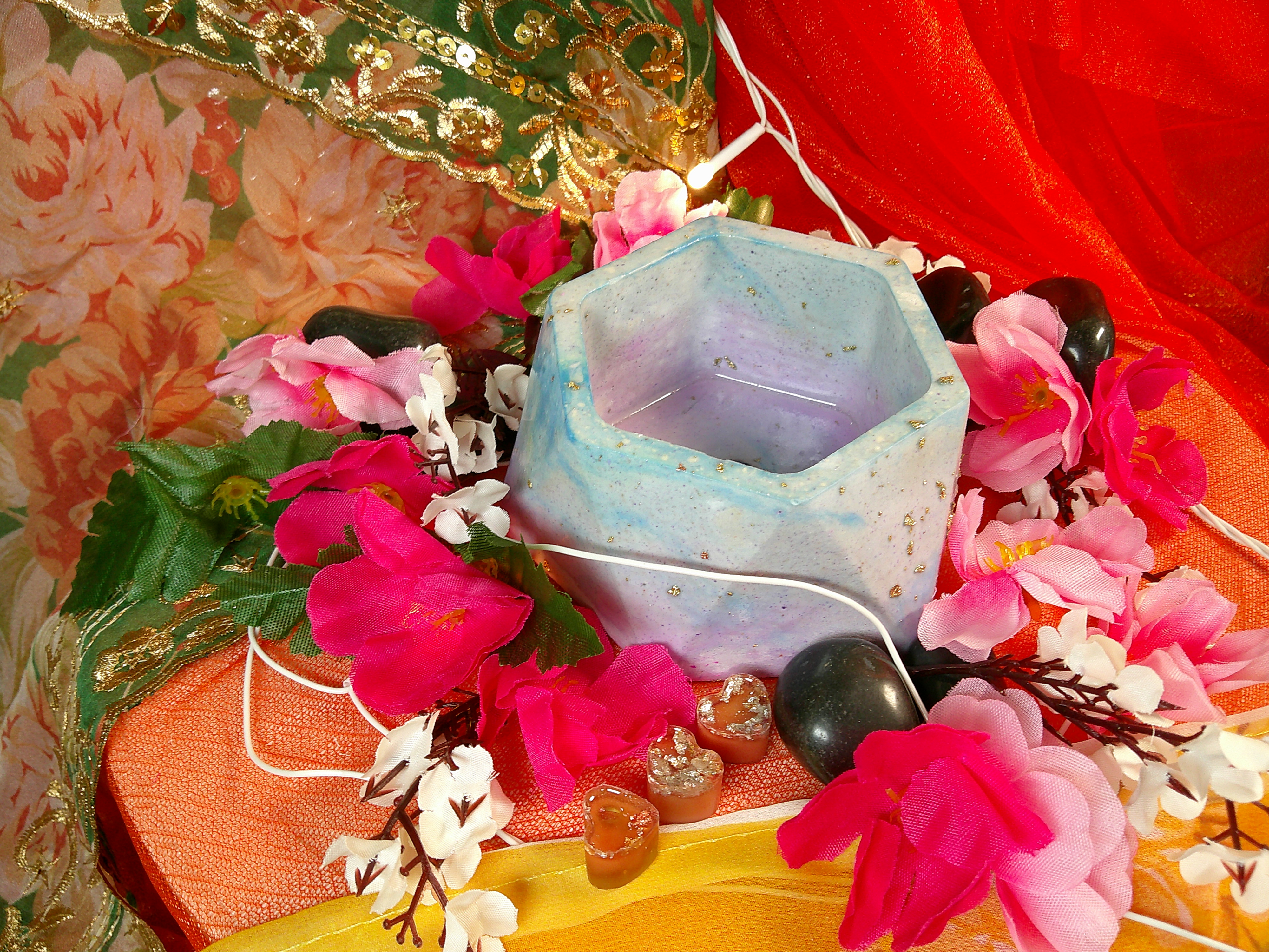 Hexagonal Ceramic Ashtray