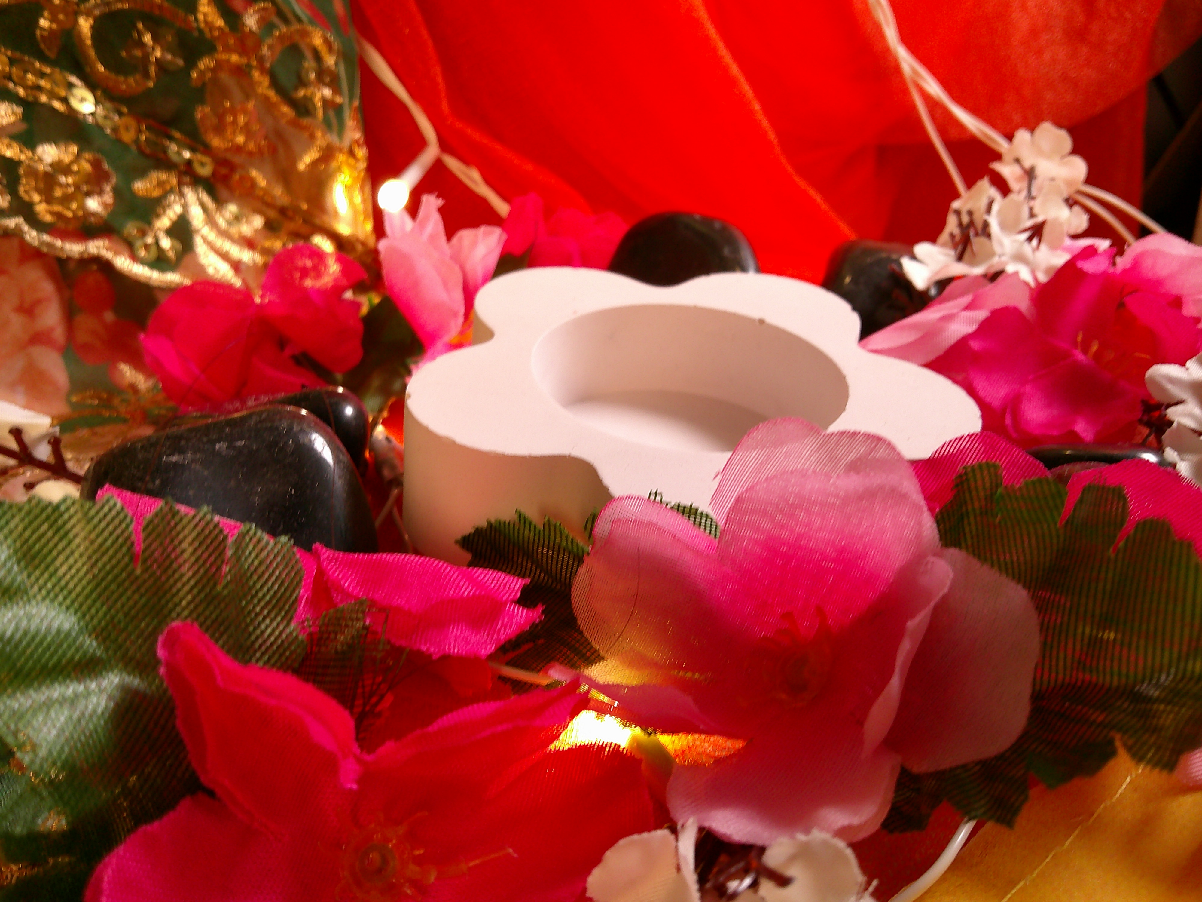 Floral Candle Holder (Diya)