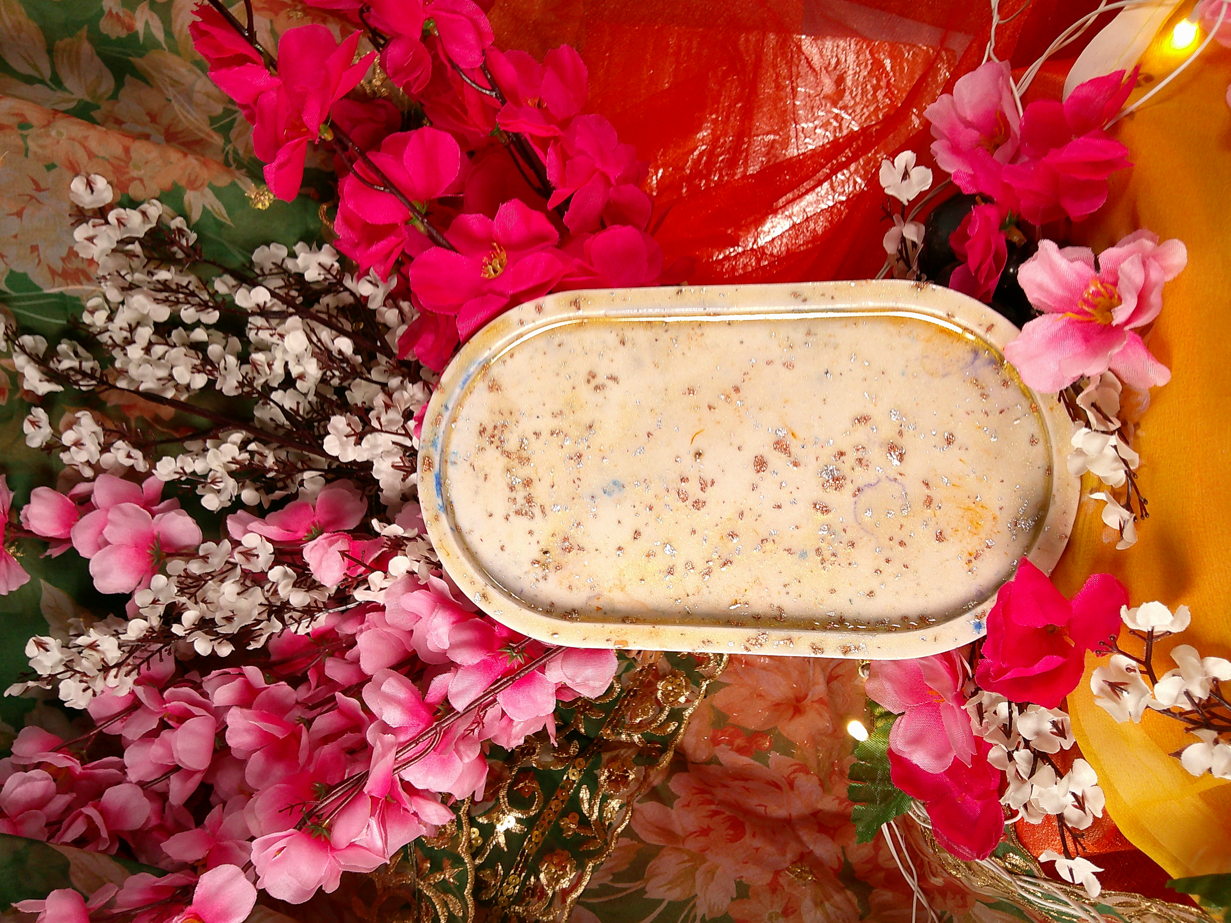 Handmade Oval Resin Tray