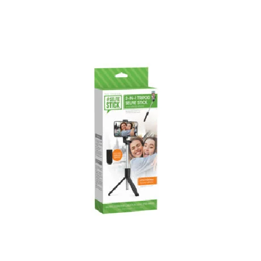ReTrak Bluetooth 2-in-1 Tripod Selfie Stick - Black WITH WIRELESS REMOTE