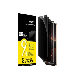 NEW'C Pack of 3 Privacy Screen for iPhone 16 Pro Max