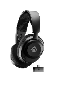 SteelSeries New Arctis Nova 4 Wireless Multi-Platform Gaming Headset 360° Spatial Audio2.4GHz High-Speed Wireless 36 Hr Battery USB-C ClearCast Gen 2 Mic PC, Playstation, Switch, Meta