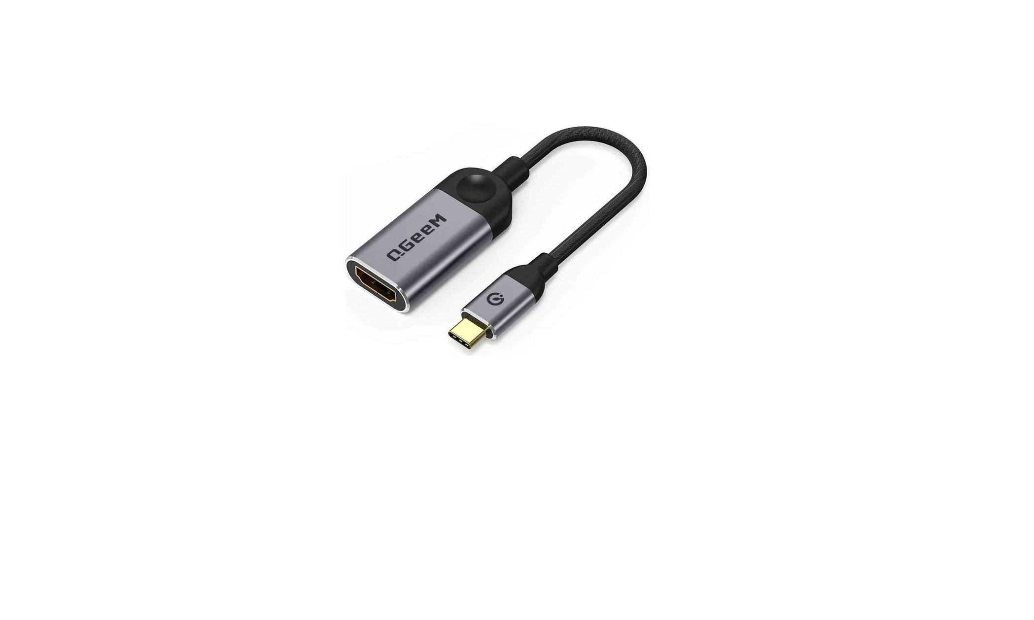 QGeeM USB C to HDMI Adapter 4K@30Hz Cable, USB Type-C