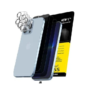 IPHONE 16 PRO : NEW`C  3 SCREEN PROTETOR + 3 CAMERA LENS