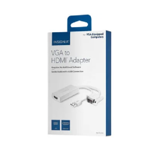 Insignia VGA/USB to HDMI Adapter