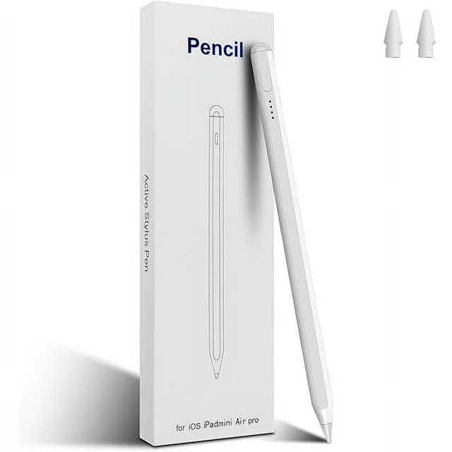 Stylus Pen for iPad 11th / 10th Generation 2025-2X Fast Charge & Palm Rejection iPad Pencil Compatible with Apple Pencil 2018-2025, Apple iPad 6-10, Pro 11"/12.9", Air 3/4/5, Mini 5/6 (White)