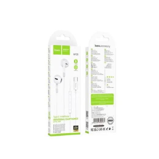 HOCO M109 Type-C Sunny digital wire control earphones with microphone
