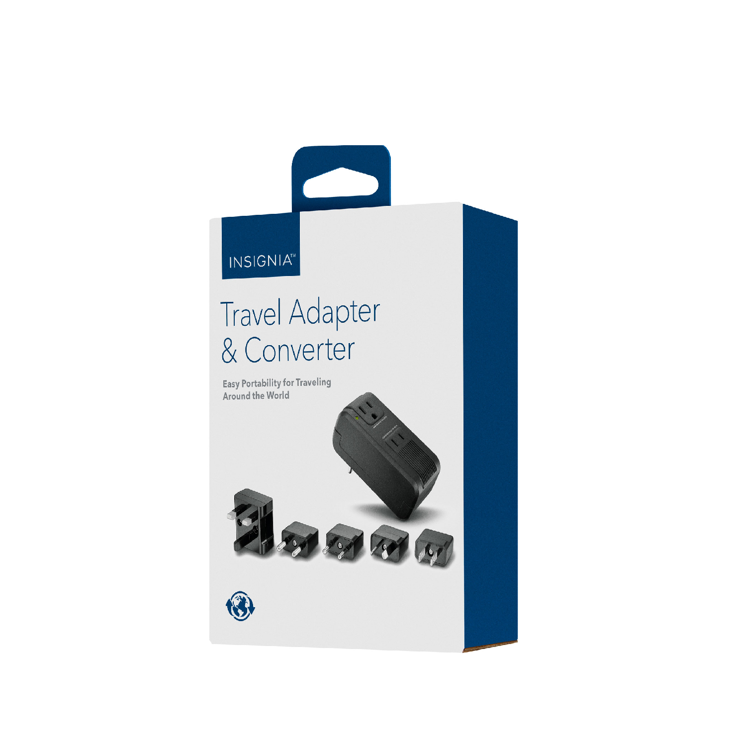 Insignia™ - Travel Adapter and Converter - Black