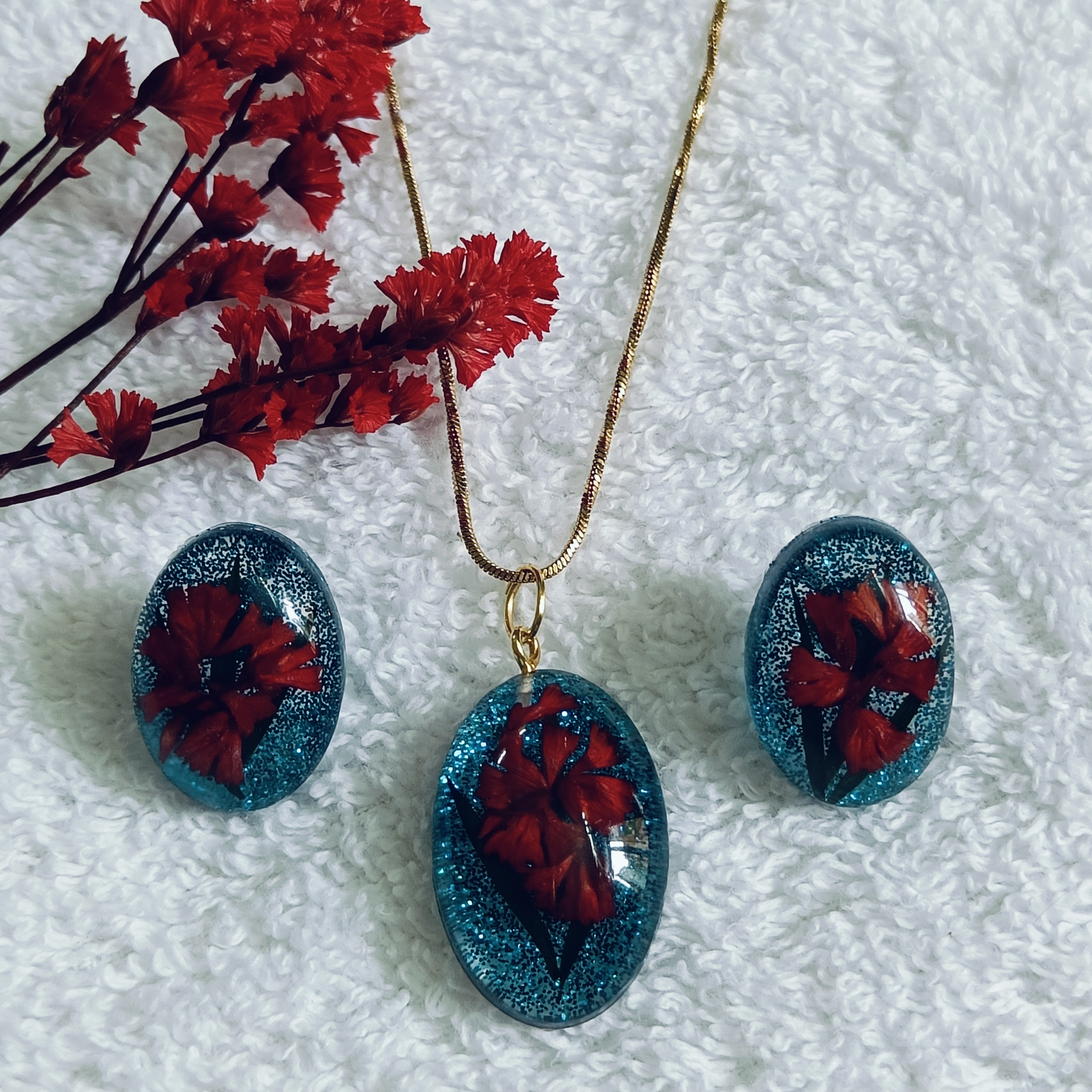 Resin Jewelry Set