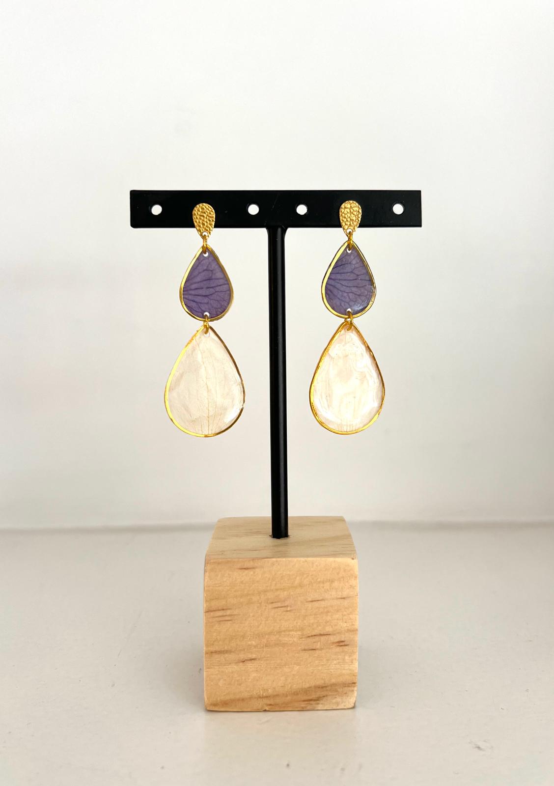 Cascada - Azul y morado 