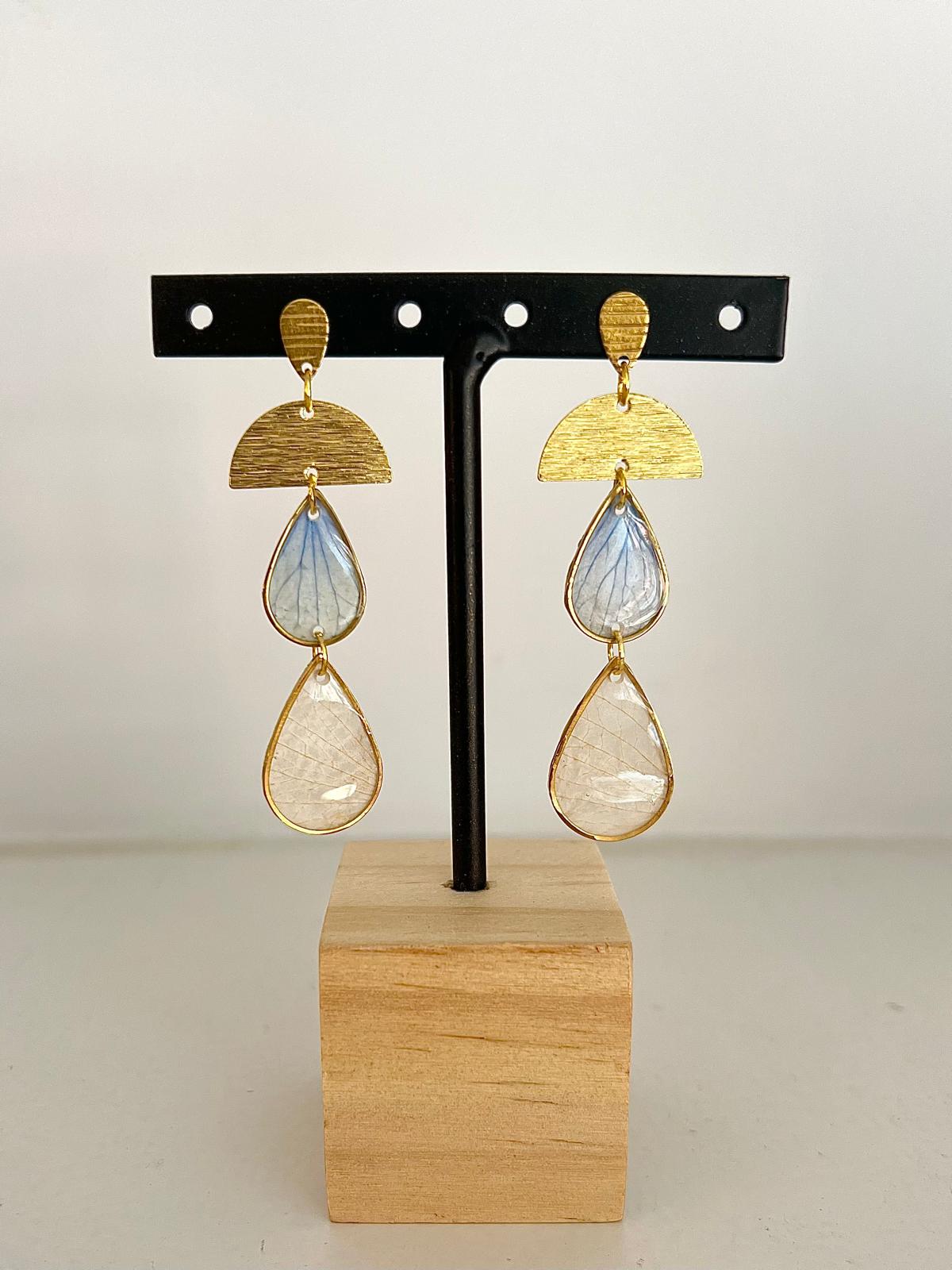 Cascada - Azul y blanco