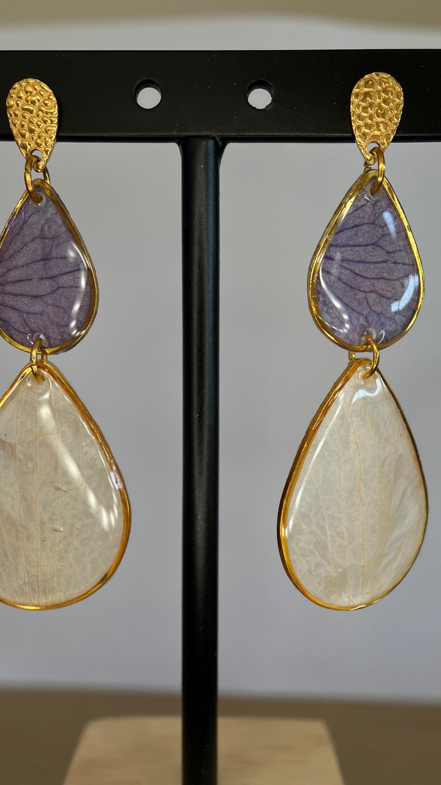 Cascada - Azul y morado 