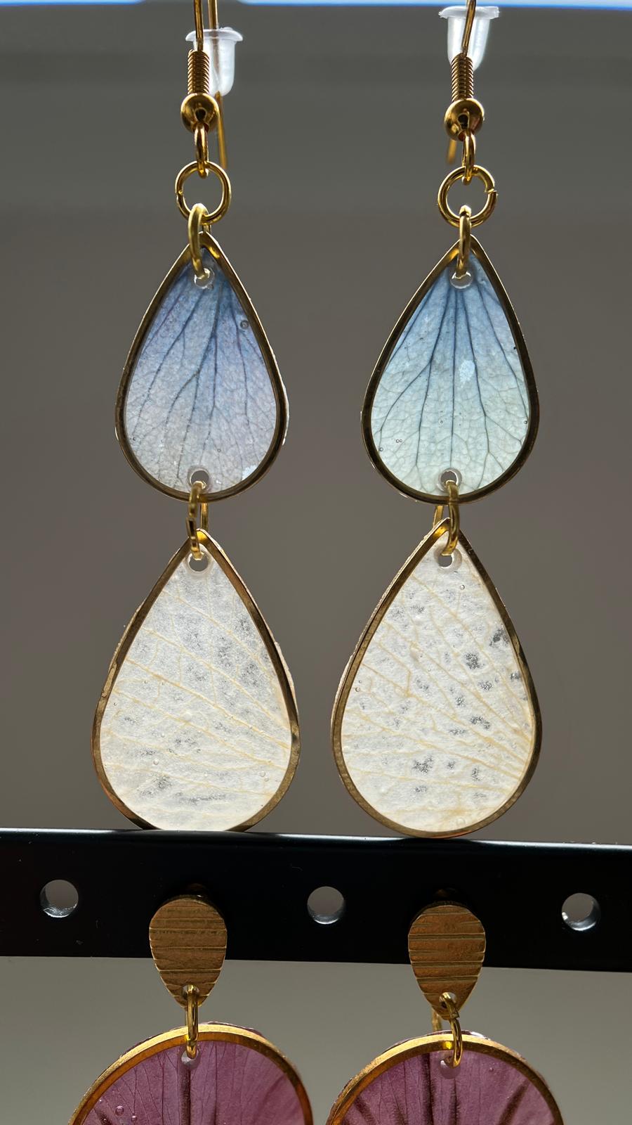 Cascada - Azul y blanco