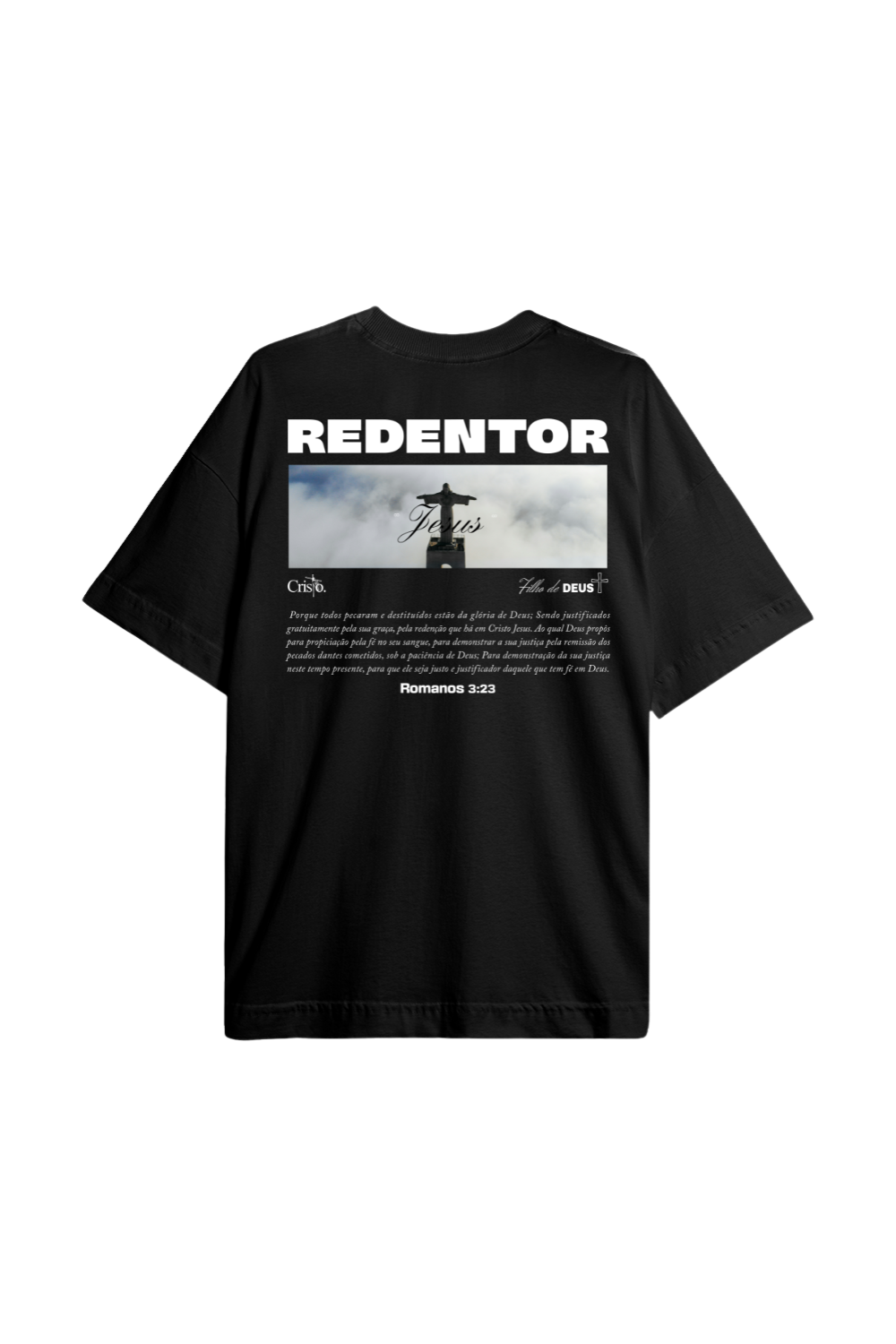 Camiseta Redentor - Oversized Premium