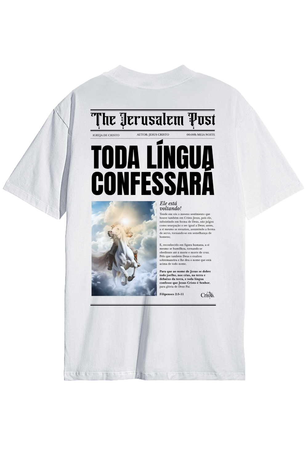 Camiseta Filipenses - Oversized Premium