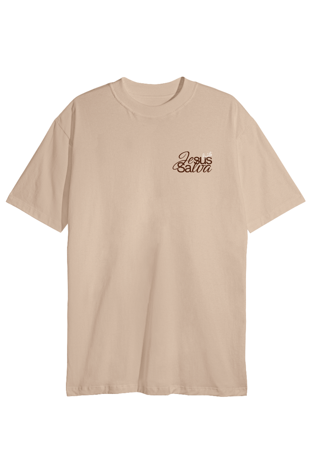 Camiseta Jesus Salva - Oversized Premium