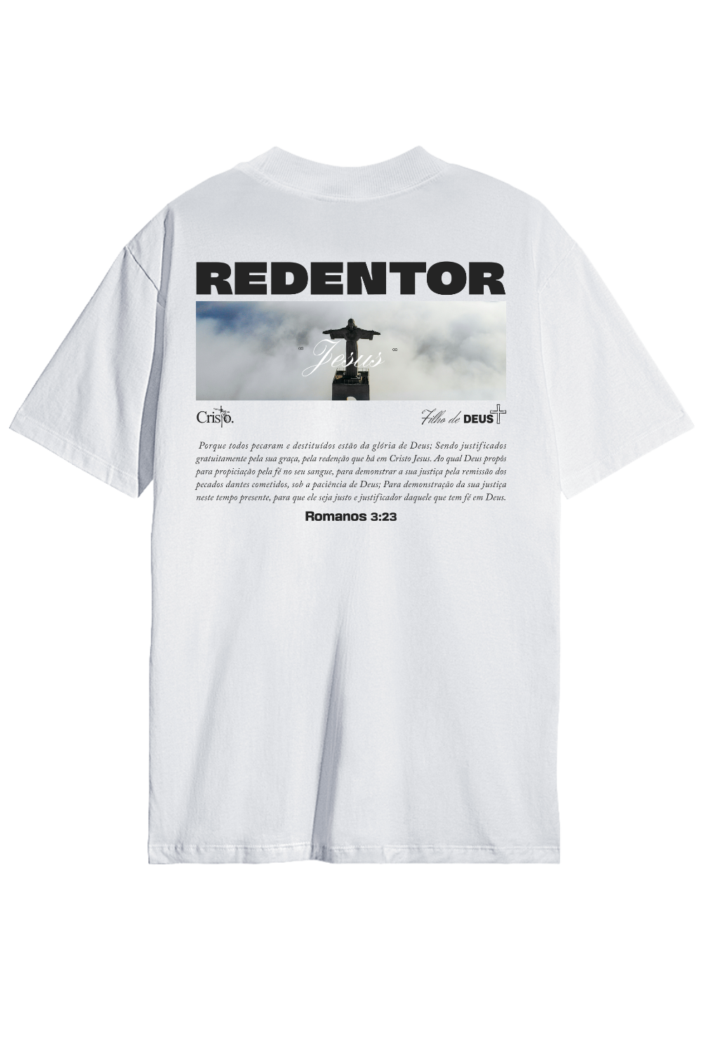Camiseta Redentor - Oversized Premium