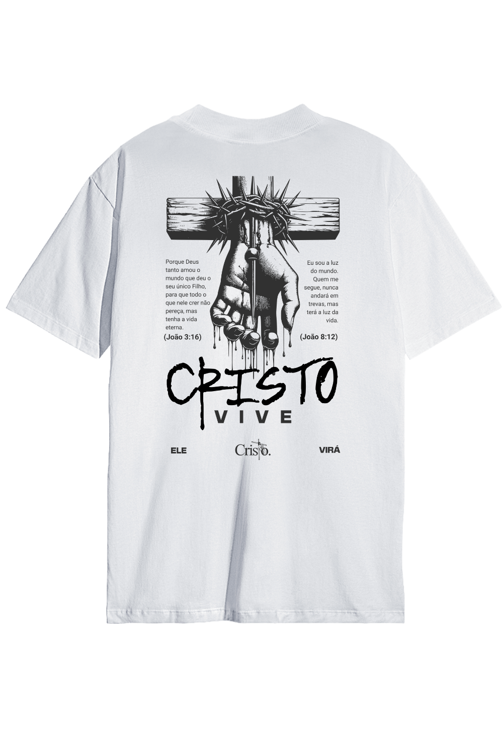 Camiseta Cristo Vive - Premium