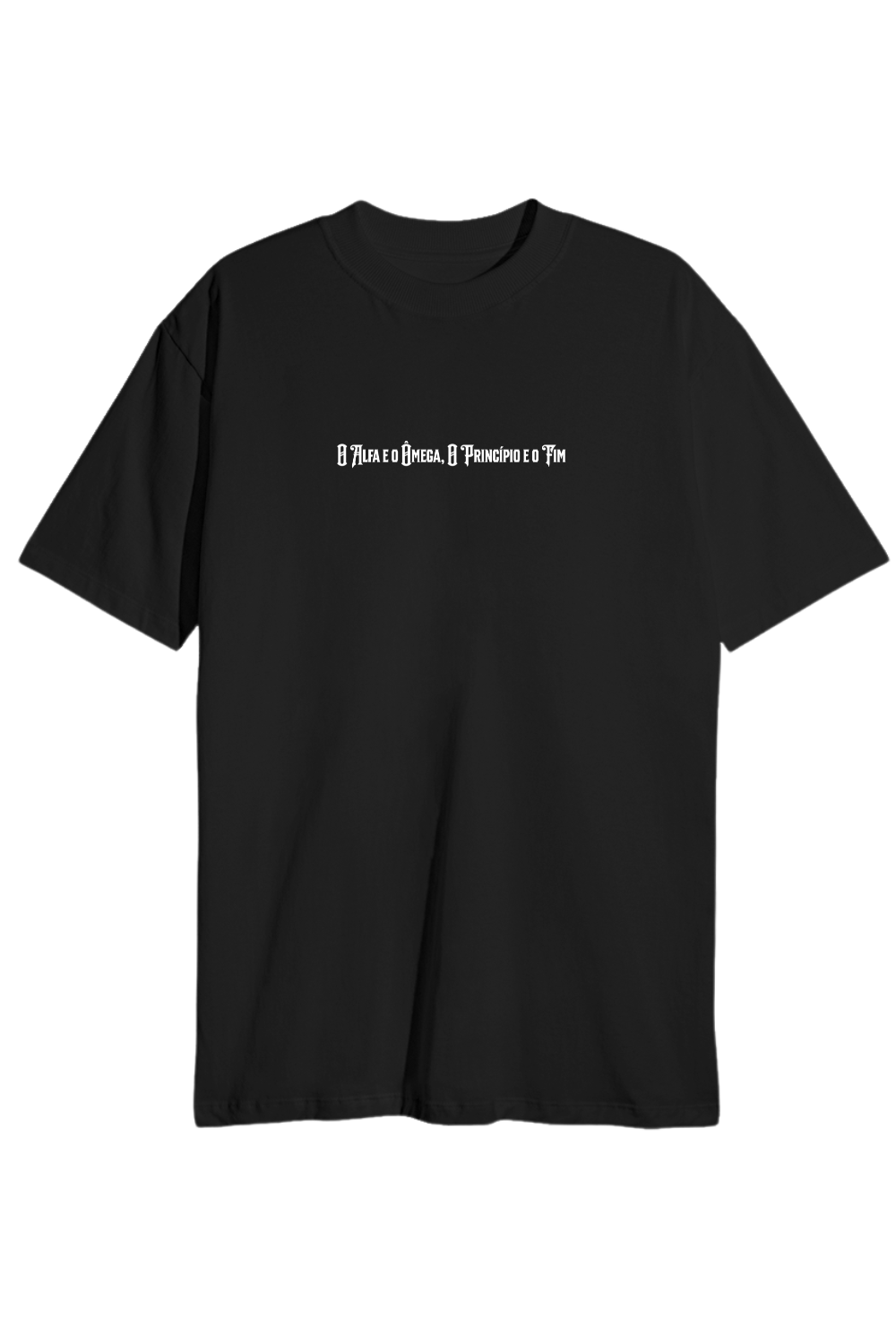 Camiseta Alpha & Omega - Oversized Premium