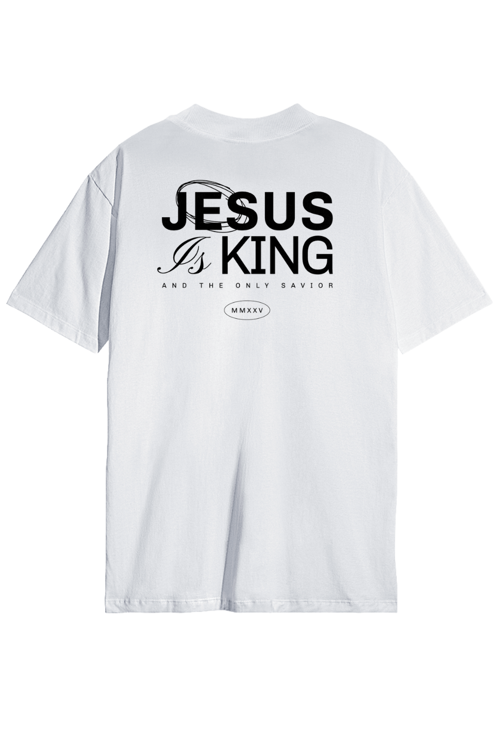 Camiseta Jesus Is King - Oversized Premium