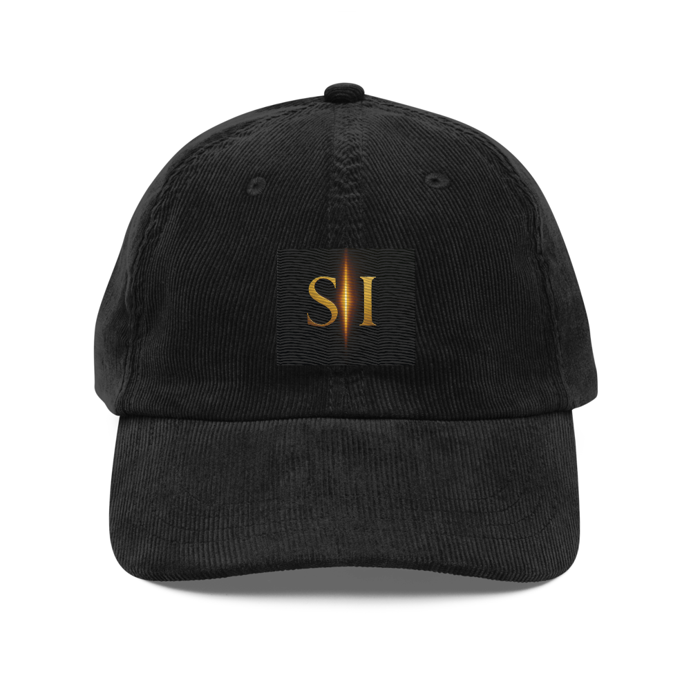 Black Corduroy SI Cap
