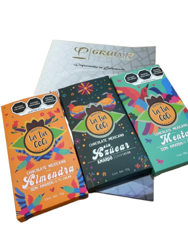 Cajas para barras de chocolate