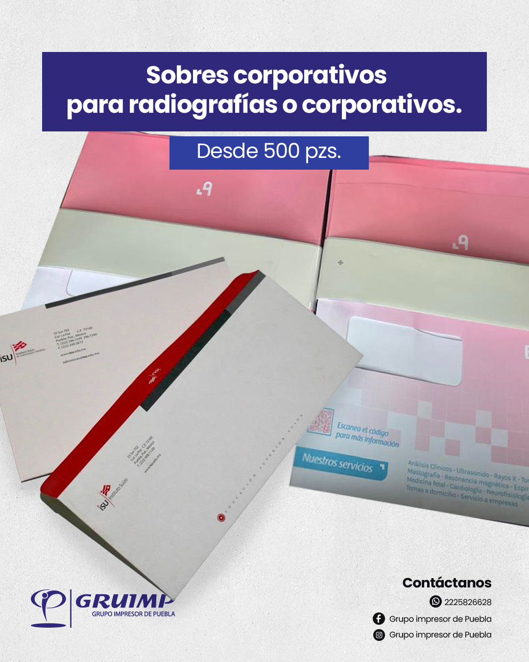 Sobres para Estudios.