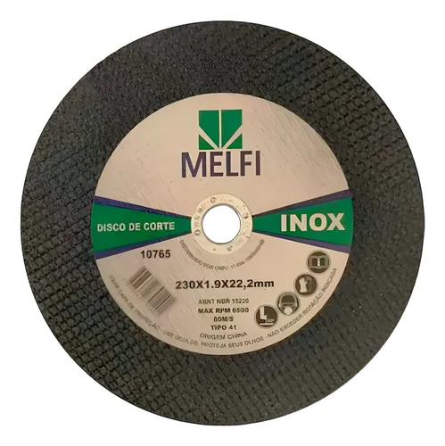 Disco de Corte Melfi 9.1/10"x7/8"