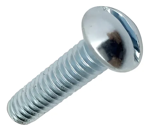 Parafuso Maquina Redonda Fenda Polegada